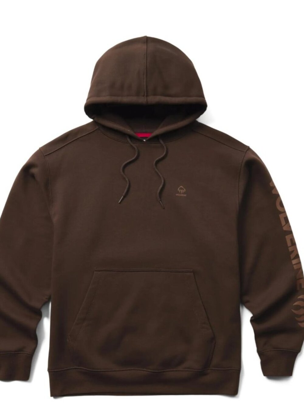 Wolverine Sweatshirt Java Midweight Pullover Graphic Hoodie Work Pocket Size L